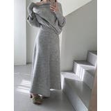 ニットオフショルダートップススカートセットアップ | Ulysses | 詳細画像3 