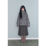 フード付きダブルブレストメルトンジャケット | Ulysses | 詳細画像1