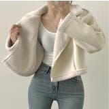 襟付き鹿の毛皮の綿毛ボアジャケット | Ulysses | 詳細画像2