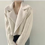 襟付き鹿の毛皮の綿毛ボアジャケット | Ulysses | 詳細画像3