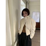 オフホワイト | ショートスタンドカラージャケット | Ulysses