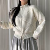 スタンドカラーダブルジップニットジャケット | Ulysses | 詳細画像2