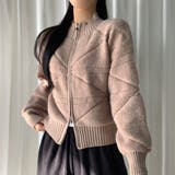 スタンドカラーダブルジップニットジャケット | Ulysses | 詳細画像8