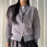 スタンドカラーダブルジップニットジャケット | Ulysses | 詳細画像14