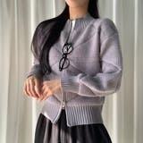 スタンドカラーダブルジップニットジャケット | Ulysses | 詳細画像15