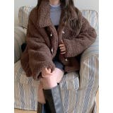 ブラウン | 襟付きボアジャケット | Ulysses