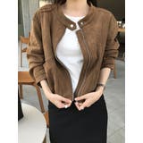 鹿の毛皮の綿毛ショートジャケット | Ulysses | 詳細画像1 