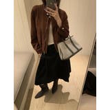 ボルドー | 鹿の毛皮の綿毛ショートジャケット | Ulysses