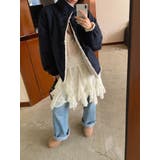 ネイビー | リバーシブルボアジャケット | Ulysses