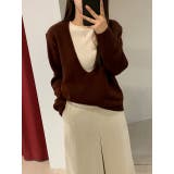 ボルドー | 配色セーター | Ulysses