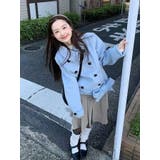 リボン襟付きダブルブレストメルトンジャケット | Ulysses | 詳細画像7