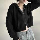 ニットフード付きダブルジップジャケット | Ulysses | 詳細画像8 