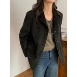 鹿の毛皮の綿毛スーツジャケット | Ulysses | 詳細画像5