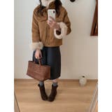 クルーネックシングルブレストフェイクスエードジャケット | Ulysses | 詳細画像2 