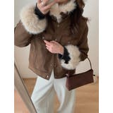 クルーネックシングルブレストフェイクスエードジャケット | Ulysses | 詳細画像8 