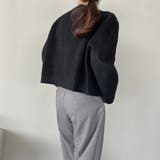 ショートVネックメルトンジャケット | Ulysses | 詳細画像12 