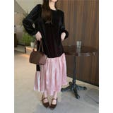 切り替えベルベットワンピース | Ulysses | 詳細画像2 