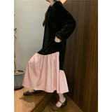 切り替えベルベットワンピース | Ulysses | 詳細画像3 