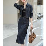 デニムショートトップススカートセットアップ | Ulysses | 詳細画像2 