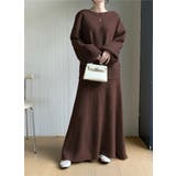 ブラウン | ニットトップススカートセットアップ | Ulysses