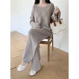 ニットトップスワイドパンツセットアップ | Ulysses | 詳細画像4