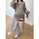 ニットトップスワイドパンツセットアップ | Ulysses | 詳細画像5