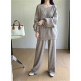 ニットトップスワイドパンツセットアップ | Ulysses | 詳細画像7