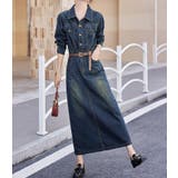 ブルー | 長袖デニムワンピース | Ulysses