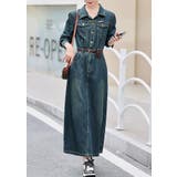 長袖デニムワンピース | Ulysses | 詳細画像1