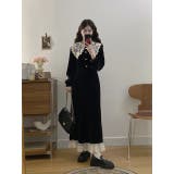 切り替えレースマーメイド フィッシュテールスワンピース | Ulysses | 詳細画像1 