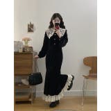 切り替えレースマーメイド フィッシュテールスワンピース | Ulysses | 詳細画像2 