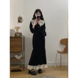 切り替えレースマーメイド フィッシュテールスワンピース | Ulysses | 詳細画像3 