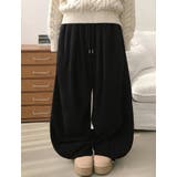 ブラック | コーデュロイワイドパンツ | Ulysses