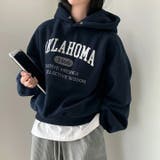 ネイビー | 刺繍パーカー | Ulysses