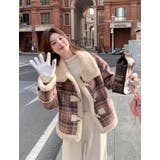 ショートチェック柄ボアジャケット | Ulysses | 詳細画像2 