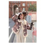 ショートチェック柄ボアジャケット | Ulysses | 詳細画像5 