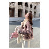 ショートチェック柄ボアジャケット | Ulysses | 詳細画像9 