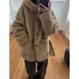 フード付きフェイクムートンジャケット | Ulysses | 詳細画像1 