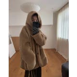 フード付きフェイクムートンジャケット | Ulysses | 詳細画像2 