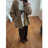 フード付きフェイクムートンジャケット | Ulysses | 詳細画像4 