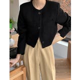 ショートクルーネックシングルブレストジャケット | Ulysses | 詳細画像7