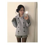 襟付きダブルブレストメルトンジャケット | Ulysses | 詳細画像2 