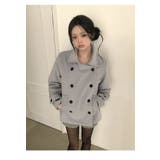 襟付きダブルブレストメルトンジャケット | Ulysses | 詳細画像3 