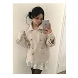 襟付きダブルブレストメルトンジャケット | Ulysses | 詳細画像7 