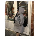 フード付きシングルブレストメルトンジャケット | Ulysses | 詳細画像3