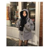 フード付きシングルブレストメルトンジャケット | Ulysses | 詳細画像4