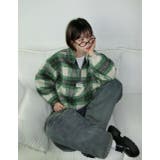 チェック柄スワンネックトップス | Ulysses | 詳細画像4 