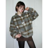 チェック柄スワンネックトップス | Ulysses | 詳細画像5 