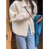 ショートジップ付きメルトンジャケット | Ulysses | 詳細画像5