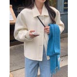 ショートジップ付きメルトンジャケット | Ulysses | 詳細画像7